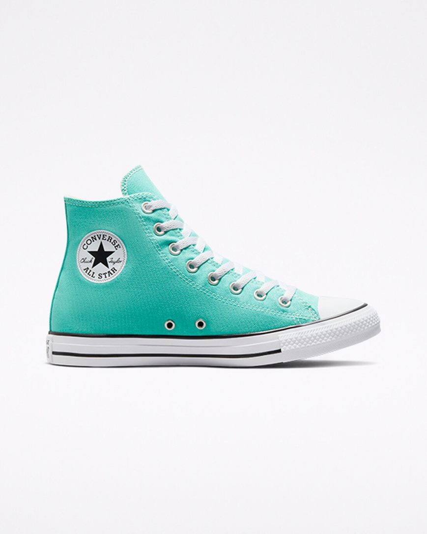 Tenis Converse Chuck Taylor All Star Seasonal Color Cano Alto Masculino Luz Turquesa | PT U040315